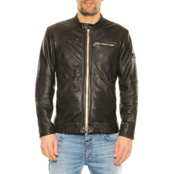 Leather jacket “Urgench“ Peuterey black
